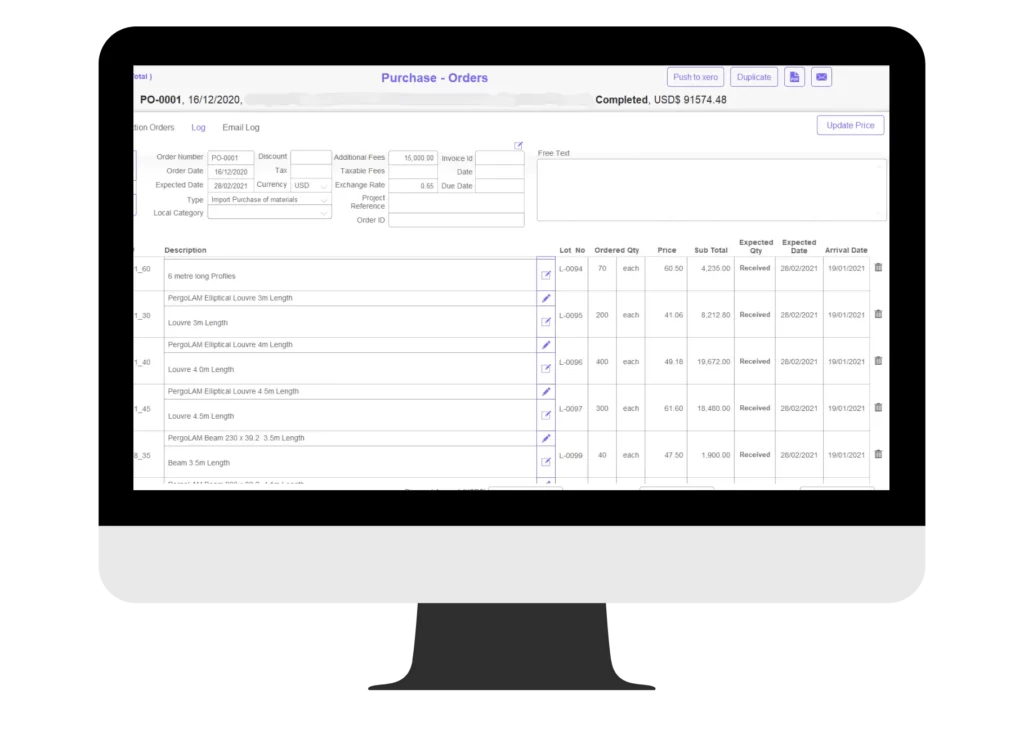 Optimize production