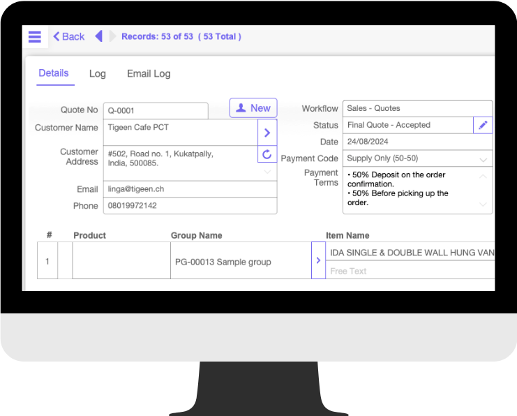 Bill of materials for manufacturers